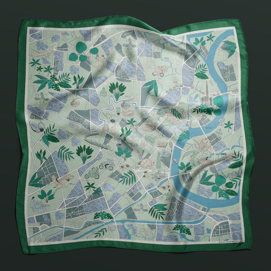Scarf Saigon Map 2023 Green
